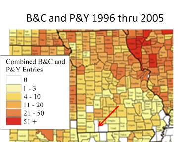 big bucks shown by county big bucks shown by county