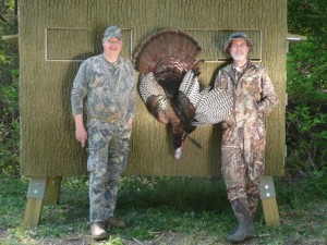 Darrell Avery’s turkey: 24.4 lbs, 12” beard, 1 7/16” spurs