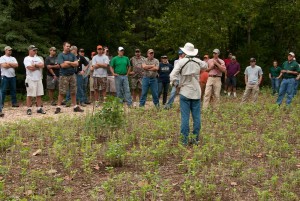 Grant explains the science of planting food plots