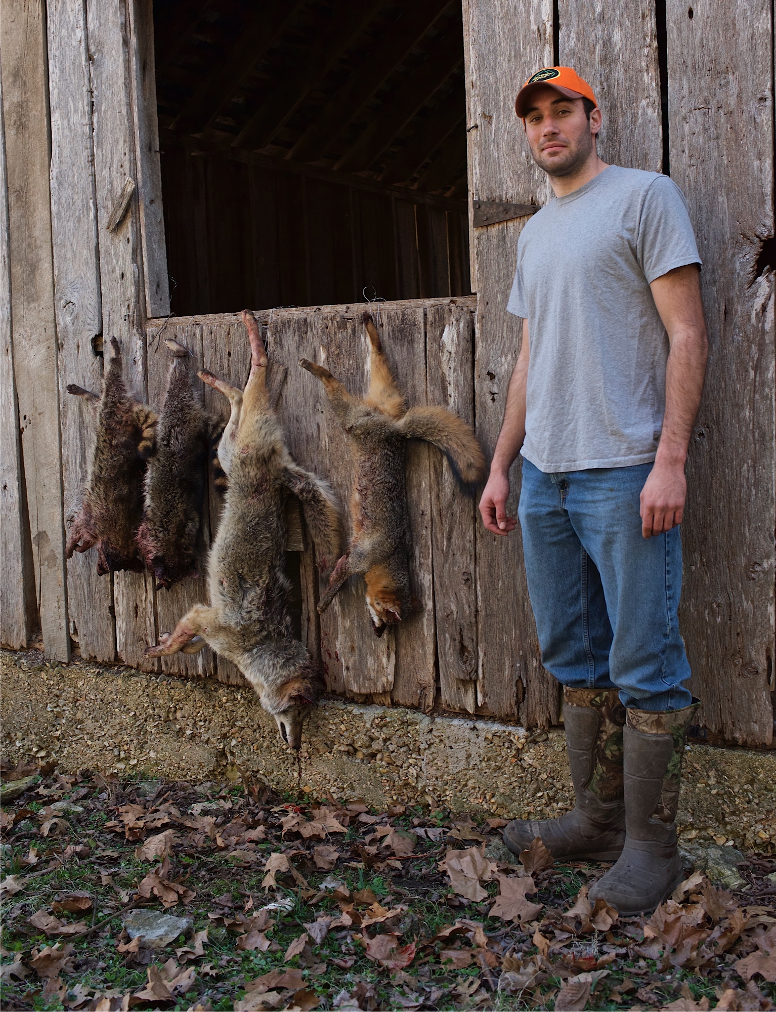 Daniel’s trap line results were two raccoons, a coyote, and a fox.