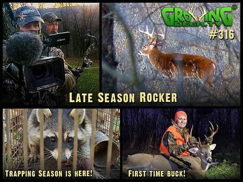 Watch two late season hunts in GrowingDeer episode #316.