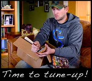 Adam unboxes a Hook’s custom turkey call