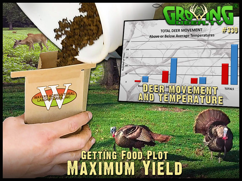 Watch GrowingDeer episode 330 to learn how to get maximum yield out of your food plots.