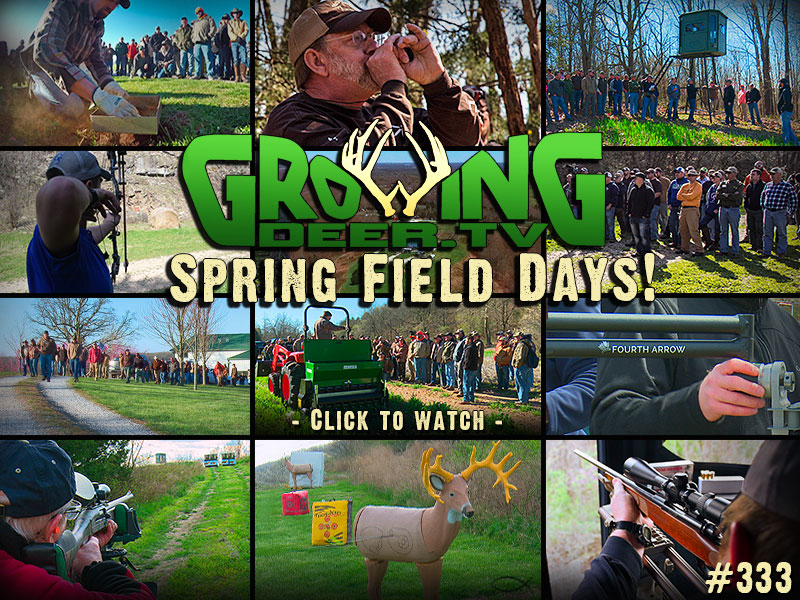Watch GrowingDeer episode 322 to see highlights from Spring Field Days 2016.