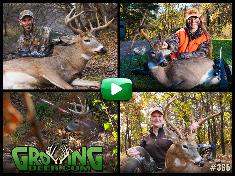 Watch GrowingDeer episode 365 to see three hunts and three buck tags get filled.