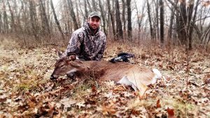 Daniel had a successful late season archery hunt