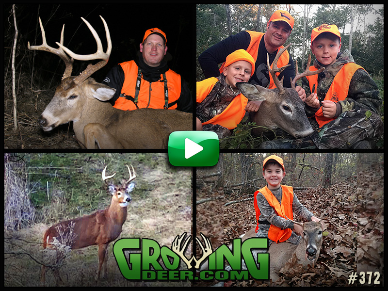 Watch GrowingDeer episode 372 to see a father/son deer hunt.