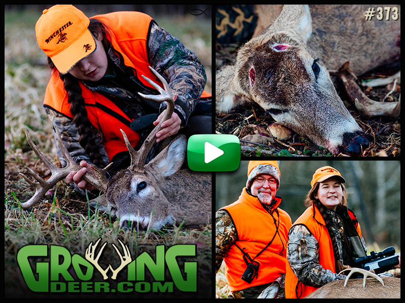 Watch Rae Woods tag a buck with disappearing antlers in GrowingDeer episode 373.
