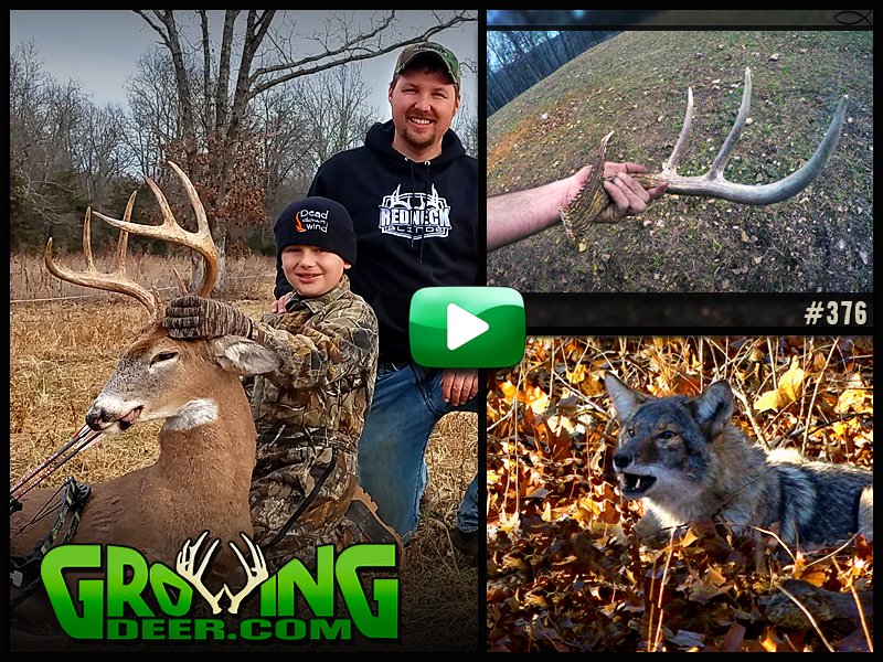 Watch Seth and Trace Harker successfully hunt late season food sources in GrowingDeer episode #376.