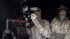 We film turkey hunts using the Fourth Arrow Rex Arm