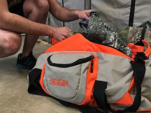 Turkey gear in a Scent Crusher Gear Bag