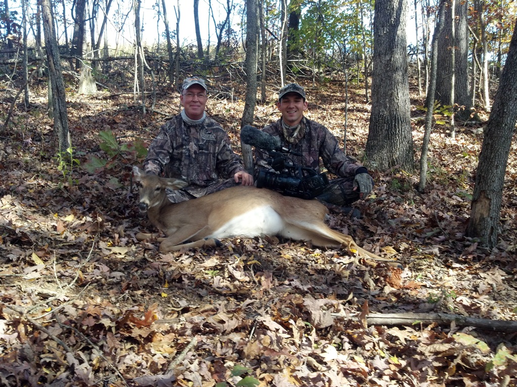 Whitetail Doe Harvested With Dr. Grant Woods And Cameraman Brian Hoffmyer