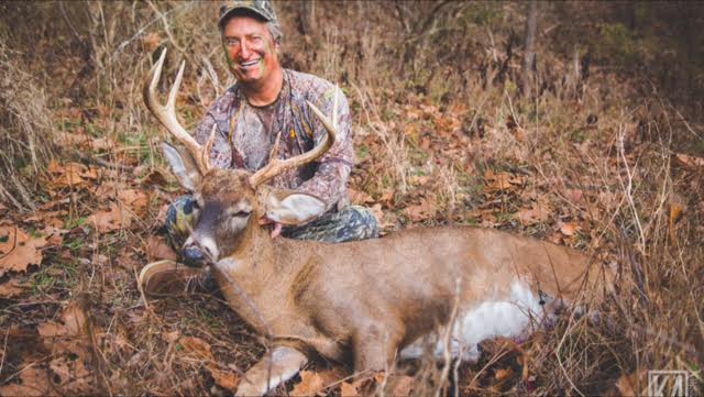 Andy Andrews with a good buck he harvested during 2017.