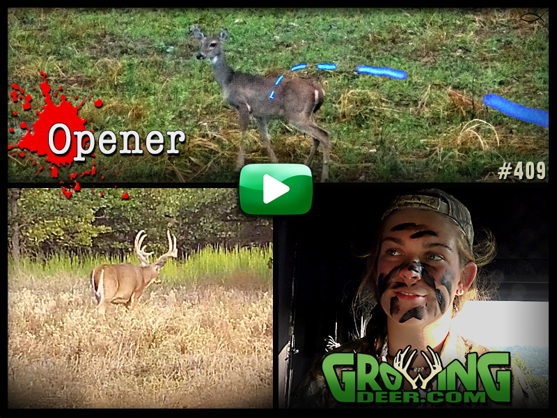 Watch GrowingDeer episode 409 to see the opening weekend of deer season at The Proving Grounds.