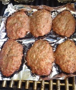 Grilled venison meatloaf