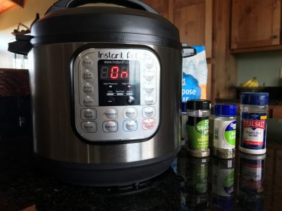 Instant Pot used for cooking venison