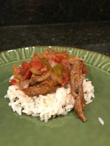 Bayou venison jambalaya