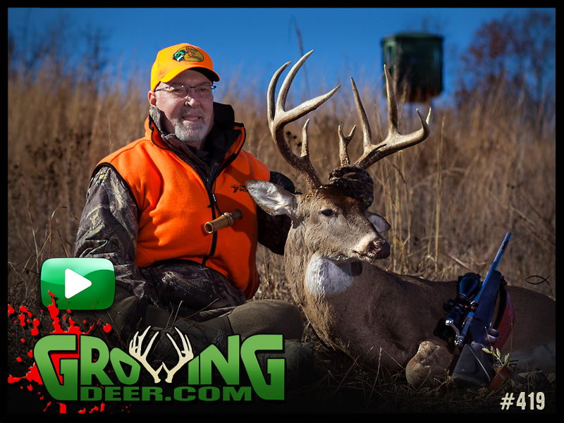 Watch Grant tag a hit list buck in episode 419 on GrowingDeer.com.