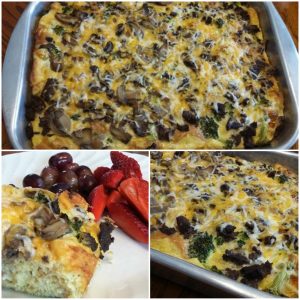 Venison breakfast casserole