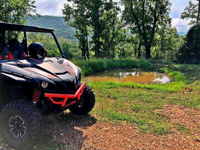 Yamaha Wolverine next to water source