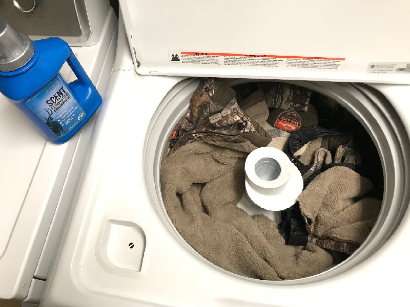 hunting clothes washed with d code laundry detergent
