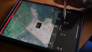 OnX Maps on Ipad for Planning habitat Improvements